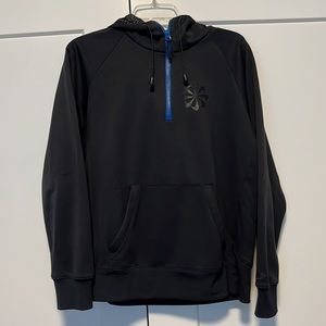 Nike NSW Sportswear Vintage Half-Zip Hoodie Men’s Medium Black Elephant Trim